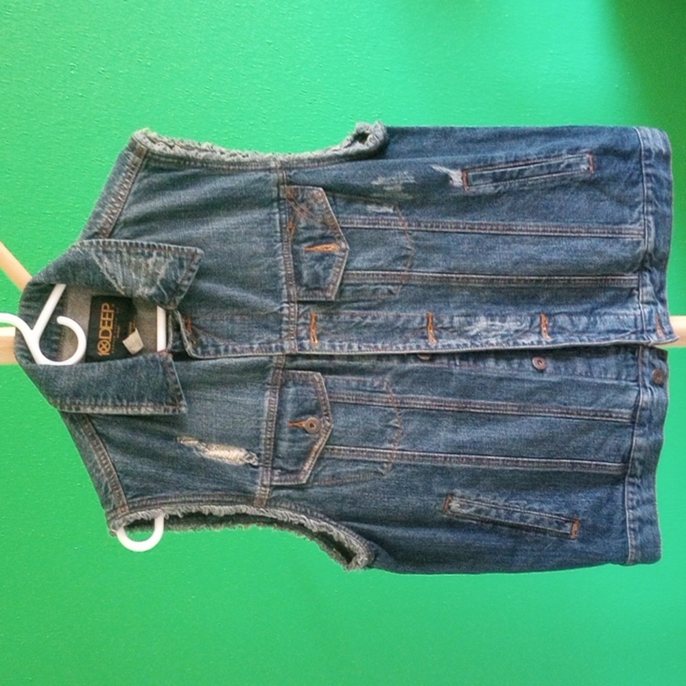 10 DEEP OG denim vest